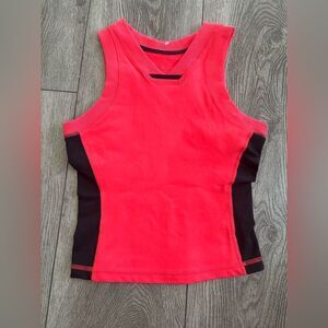 Free people movements Red and Black Women's Sleeveless Top NWOT